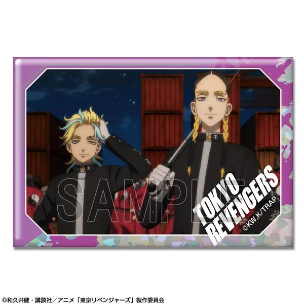 【4月予約】TVアニメ『東京リベンジャーズ』 ホログラム缶バッジ Ver.4 デザイン35(灰谷蘭&灰谷竜胆) キャラグッズ HBAN-T005-m35