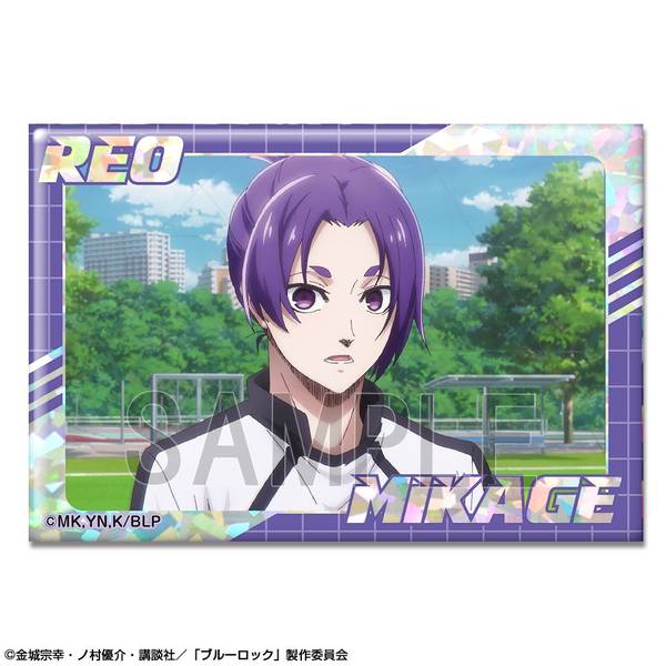 【4月予約】劇場版 ブルーロック -EPISODE 凪- ホログラム缶バッジ デザイン22(御影玲王/B) キャラグッズ HBAN-B004-m22