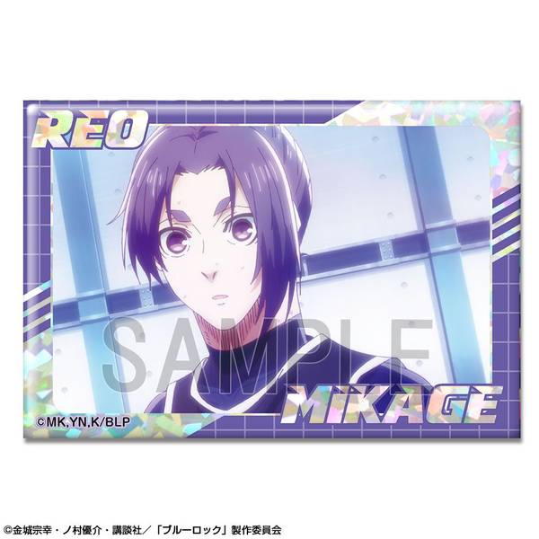 【4月予約】劇場版 ブルーロック -EPISODE 凪- ホログラム缶バッジ デザイン31(御影玲王/K) キャラグッズ HBAN-B004-m31