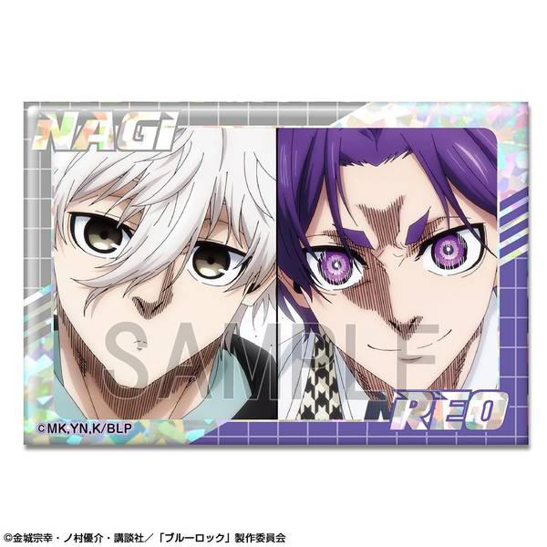 【4月予約】劇場版 ブルーロック -EPISODE 凪- ホログラム缶バッジ デザイン39(凪 誠士郎&御影玲王/C) キャラグッズ HBAN-B004-m39