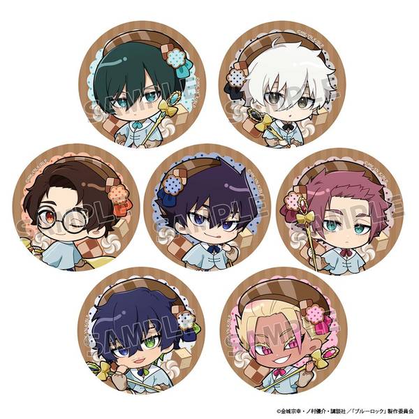 【10月予約】[ブルーロック]トレーディング缶バッジ(ティータイム／ver.B) 7個入BOX キャラグッズ 4571608512265