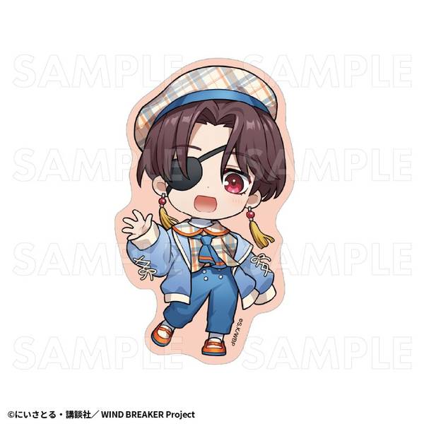 【7月予約】TVアニメ「WIND BREAKER」[チェックセーラー]ステッカー[蘇枋 隼飛] キャラグッズ 4571609123996