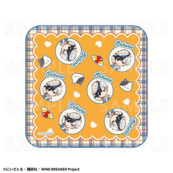 TVアニメ「WIND BREAKER」[チェックセーラー]ハンドタオル[蘇枋 隼飛