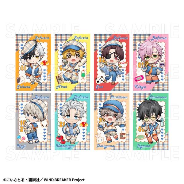 【7月予約】TVアニメ「WIND BREAKER」[チェックセーラー]トレーディングミニブロマイド 8個入BOX キャラグッズ 4571609124146