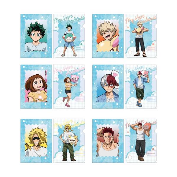 僕のヒーローアカデミア クリアファイル アニマルビーチボールVer