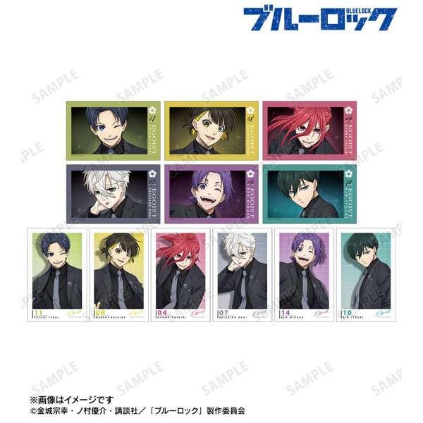 TVアニメ『ブルーロック』描き下ろし スーツモデルver. トレーディングインスタントカメラ風イラストカード 12個入BOX キャラグッズ 4571622722763 【在庫品】