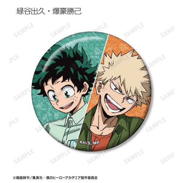 緑谷　缶バッジ　ヒロプラ　グリッター TVアニメ『僕のヒーローアカデミア』描き下ろし 飼育係ver