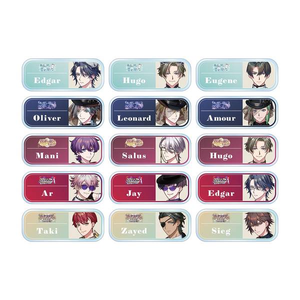 【6月予約】廻らぬ星のステラリウムトレーディングアクリルネームプレート vol.2 15個入BOX キャラグッズ 4571622830673