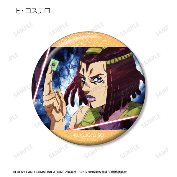ジョジョの奇妙な冒険　ホログラム缶バッジコレクション　6点セット ジョジョの奇妙な冒険 JOJO 6部 六部まとめ売り缶バッジ - メルカリ