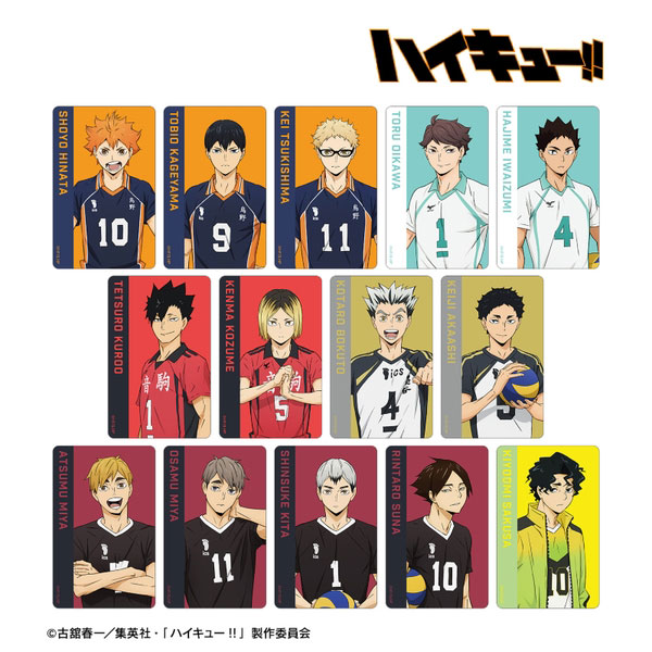 【4月予約】ハイキュー!!トレーディングプラスチックビジュアルカード 14個入BOX キャラグッズ 4571622840603