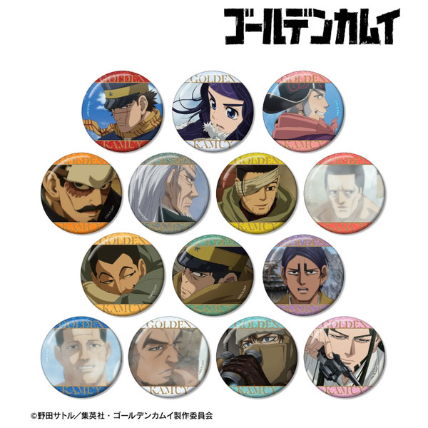 【4月予約】TVアニメ『ゴールデンカムイ』トレーディング場面写ホログラム缶バッジ 14個入BOX キャラグッズ 4571622840870