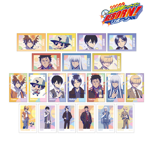 【4月予約】家庭教師ヒットマンREBORN!描き下ろし レトロポップver. トレーディングインスタントカメラ風イラストカード 20個入BOX キャラグッズ 4571622848289