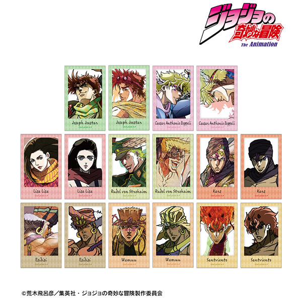 【4月予約】ジョジョの奇妙な冒険 戦闘潮流トレーディングインスタントカメラ風イラストカード 16個入BOX キャラグッズ 4571622858592