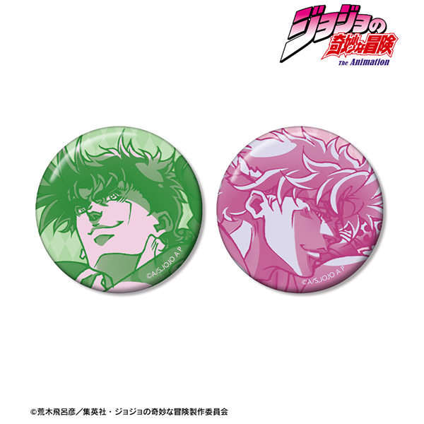 【4月予約】ジョジョの奇妙な冒険 戦闘潮流ジョセフ・ジョースター&シーザー・A・ツェペリ 缶バッジ2個セット キャラグッズ 4571622858622