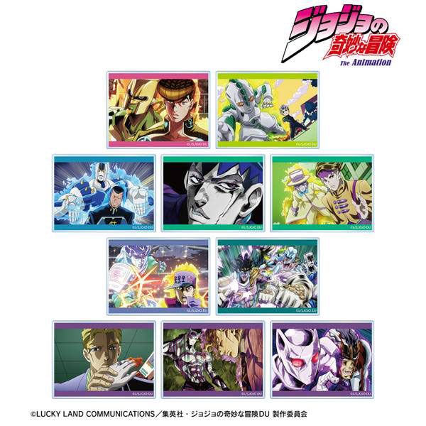 【4月予約】ジョジョの奇妙な冒険 ダイヤモンドは砕けないトレーディング場面写アクリルカード 10個入BOX キャラグッズ 4571622858851