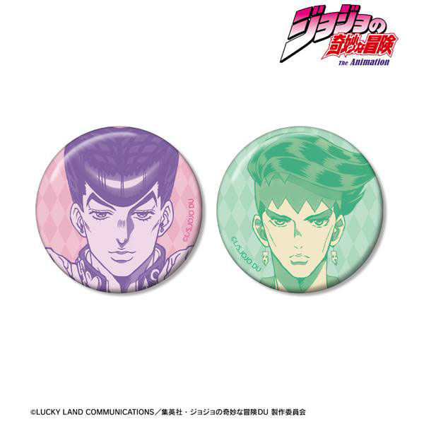 【4月予約】ジョジョの奇妙な冒険 ダイヤモンドは砕けない東方仗助&岸辺露伴 缶バッジ2個セット キャラグッズ 4571622858967