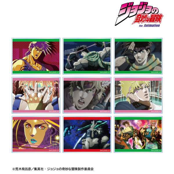 【4月予約】ジョジョの奇妙な冒険 戦闘潮流トレーディング場面写アクリルカード 9個入BOX キャラグッズ 4571622859292