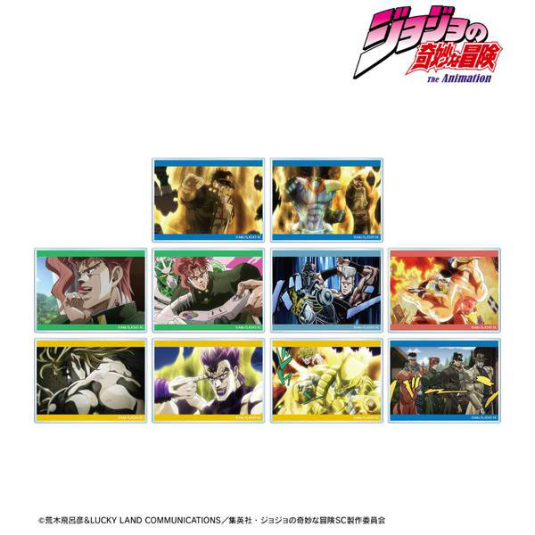 【4月予約】ジョジョの奇妙な冒険 スターダストクルセイダーストレーディング場面写アクリルカード 10個入BOX キャラグッズ 4571622859315