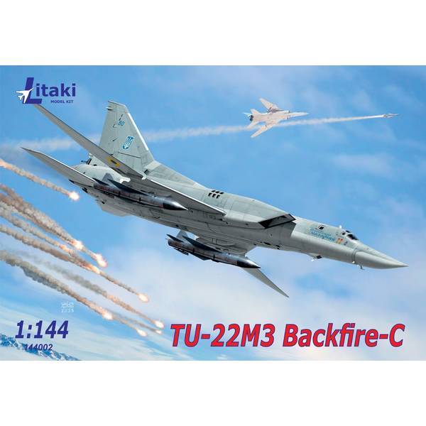 リタキモデルキット 1/144 Tu-22M3 バックファイアC ミサイル爆撃機 スケールモデル LMK144002