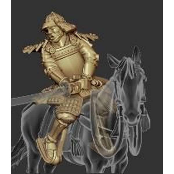 9月予約】アーティストホビー 1/72 戦国時代(日本) 騎馬武者 (刀