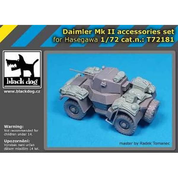 【2月予約】ブラックドッグ 1/72 ダイムラー Mk II アクセサリーセット (ハセガワ用) 模型用グッズ HAUT72181