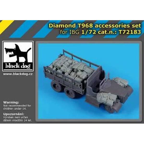 【2月予約】ブラックドッグ 1/72 ダイヤモンド T968 アクセサリーセット (IBG用) 模型用グッズ HAUT72183