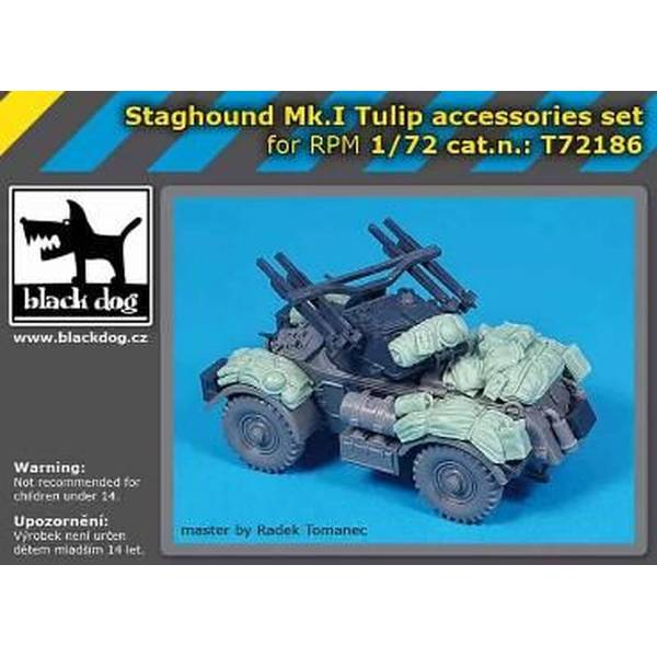 【2月予約】ブラックドッグ 1/72 スタッグハウンド Mk.I チューリップ アクセサリーセット (RPM用) 模型用グッズ HAUT72186