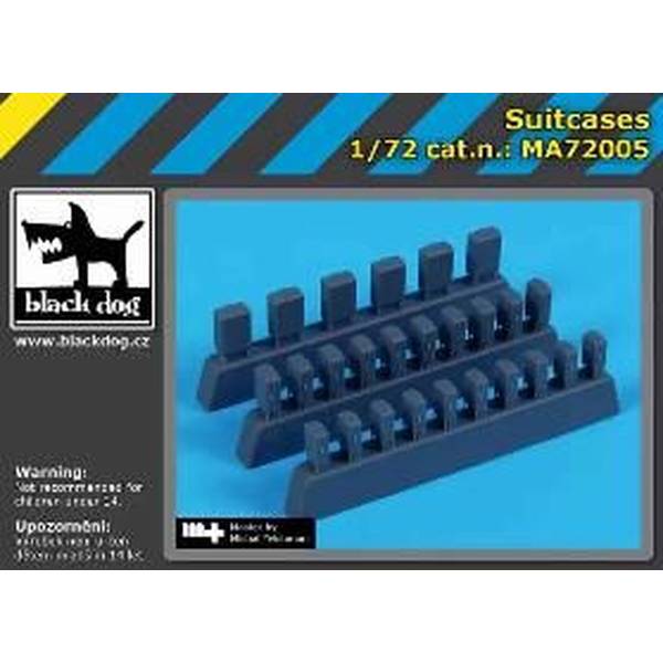 【2月予約】ブラックドッグ 1/72 スーツケースセット 模型用グッズ HAUMA72005