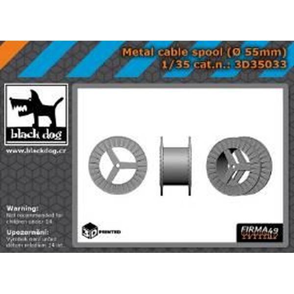 【2月予約】ブラックドッグ 1/35 金属ケーブルリール 模型用グッズ HAU3D35033