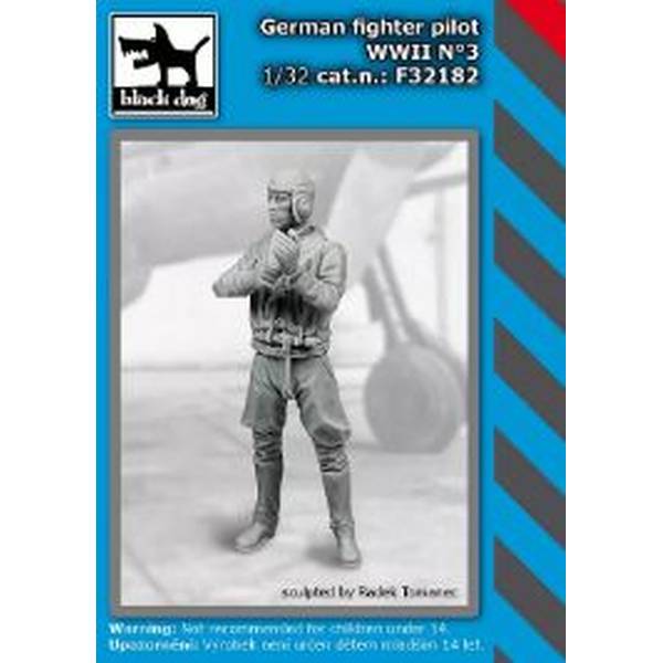 【2月予約】ブラックドッグ 1/32 WW.II ドイツ戦闘機パイロット No.3 スケールモデル HAUF32182
