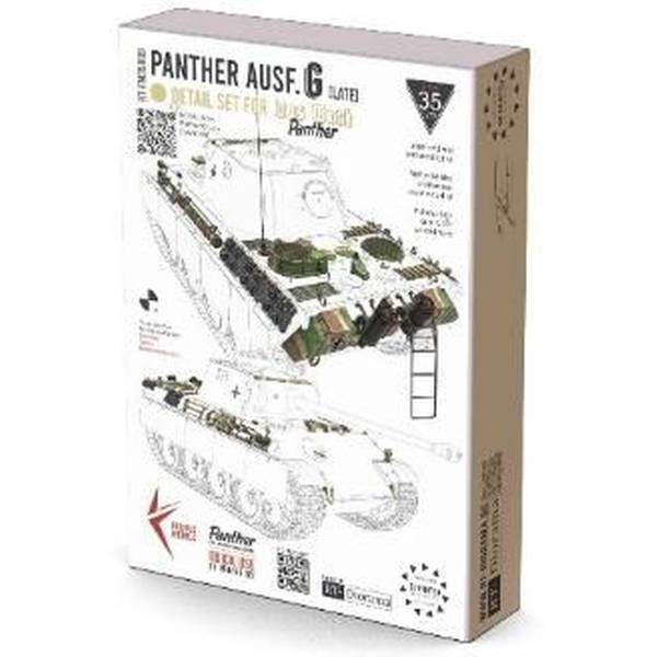 【2月予約】RTディオラマ 1/35 パンター G型 (後期型)用 ディテールセット (ダス・ヴェルク用) 模型用グッズ RTDFM35009