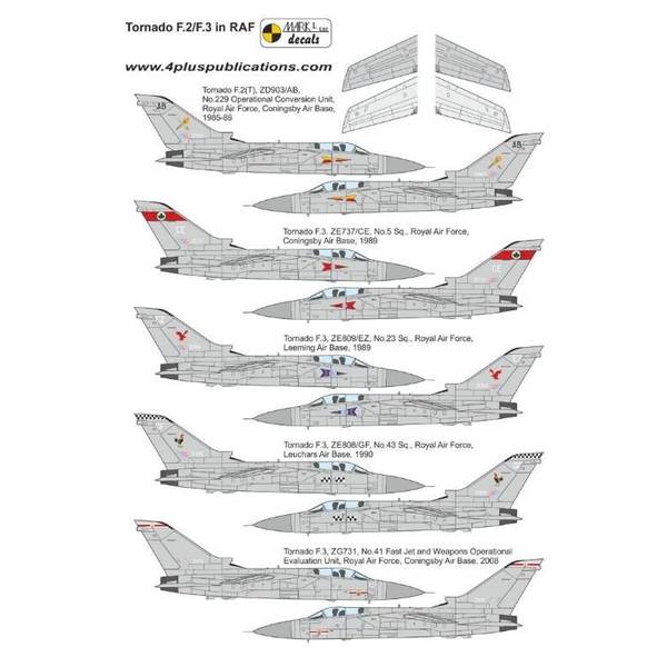 【3月予約】マーク1 1/144 トーネード F.2/F.3 "英空軍" デカール 模型用グッズ MKMDMF14437