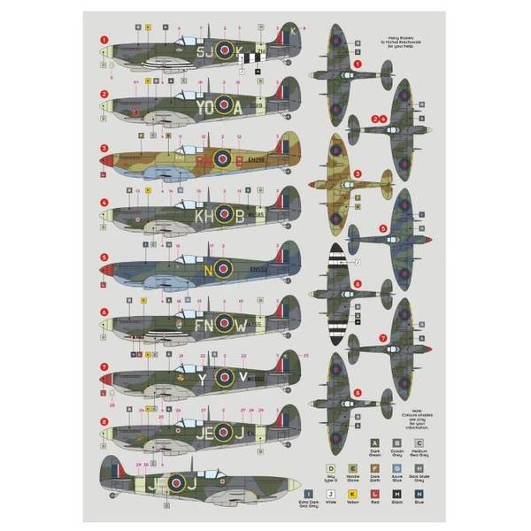 【3月予約】DKデカールズ 1/32 スピットファイア Mk.IX デカール 模型用グッズ DKD32043
