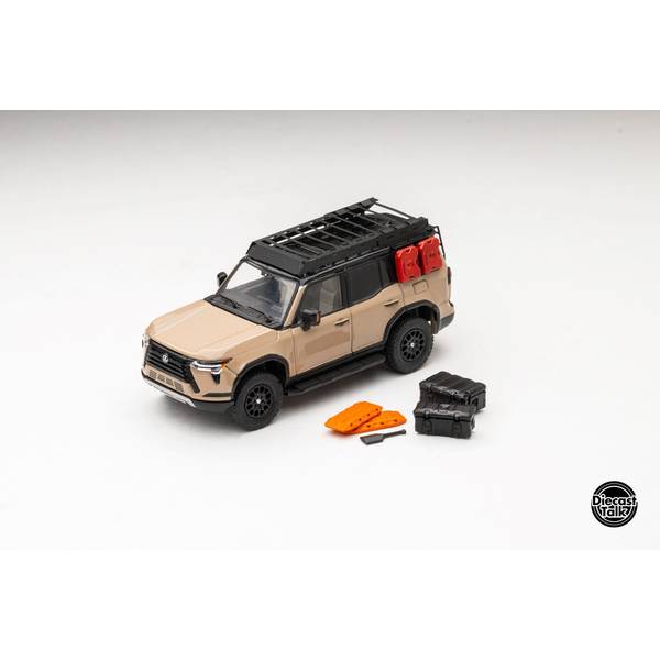 GCD 1/64 - レクサス GX550 オーバートレイル (チェイスカー) ゲインコーププロダクツ 1/64 レクサス GX550 オーバートレイル＋