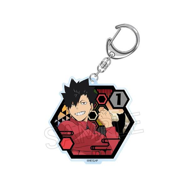 【5月予約】ハイキュー!! 切り絵シリーズ アクリルキーホルダー vol.2 黒尾鉄朗 キャラグッズ 4571653532386