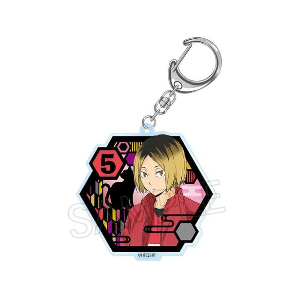 【5月予約】ハイキュー!! 切り絵シリーズ アクリルキーホルダー vol.2 孤爪研磨 キャラグッズ 4571653532393