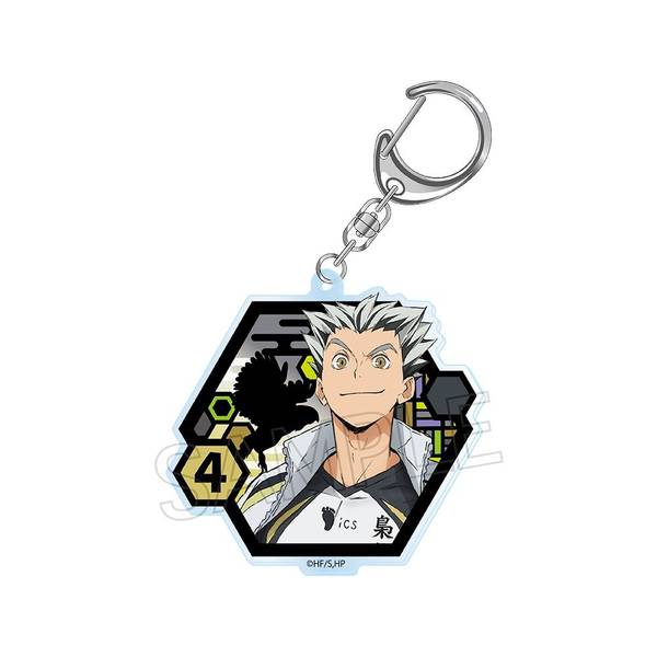 【5月予約】ハイキュー!! 切り絵シリーズ アクリルキーホルダー vol.2 木兎光太郎 キャラグッズ 4571653532409