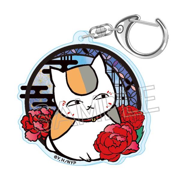 【6月予約】夏目友人帳 切り絵シリーズ vol.8 アクリルキーホルダー ぼたん キャラグッズ 4571653539620