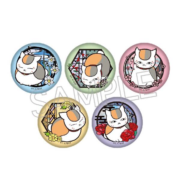 【6月予約】夏目友人帳 切り絵シリーズ vol.8 和紙風缶バッジ 10個入BOX キャラグッズ 4571653539644