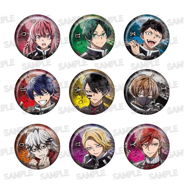 【7月予約】桃源暗鬼 ウェットカラーシリーズ 缶バッジ Vol.1 9個入BOX キャラグッズ 4571653541197