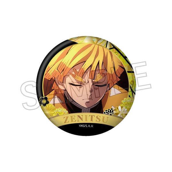 【7月予約】鬼滅の刃 螺鈿風シリーズ 缶バッジ Vol.4 我妻善逸 キャラグッズ 4571653541319