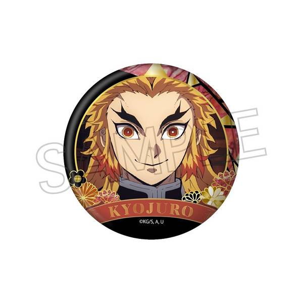 【7月予約】鬼滅の刃 螺鈿風シリーズ 缶バッジ Vol.4 煉獄杏寿郎 キャラグッズ 4571653541371