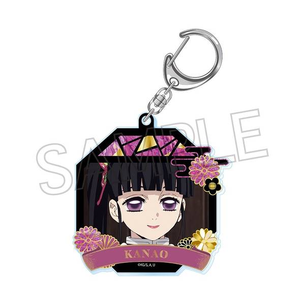 【7月予約】鬼滅の刃 螺鈿風シリーズ アクリルキーホルダー Vol.4 栗花落カナヲ キャラグッズ 4571653541500