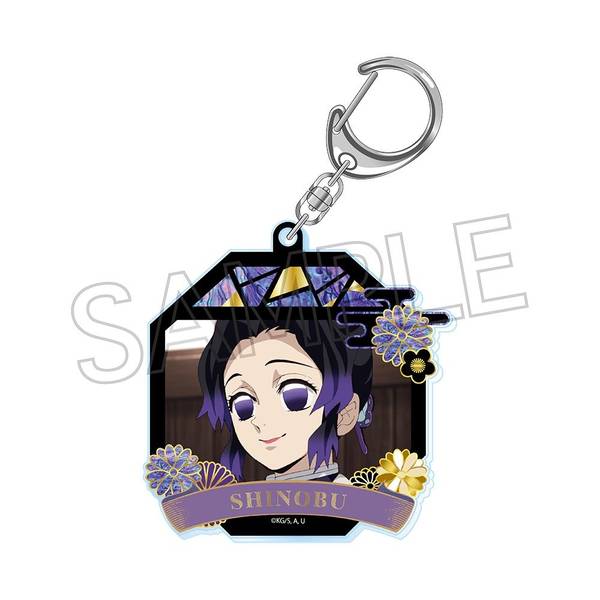 【7月予約】鬼滅の刃 螺鈿風シリーズ アクリルキーホルダー Vol.4 胡蝶しのぶ キャラグッズ 4571653541531
