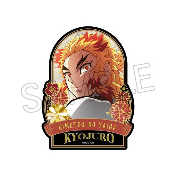 【7月予約】鬼滅の刃 螺鈿風シリーズ ステッカー Vol.4 煉獄杏寿郎 キャラグッズ 4571653541715