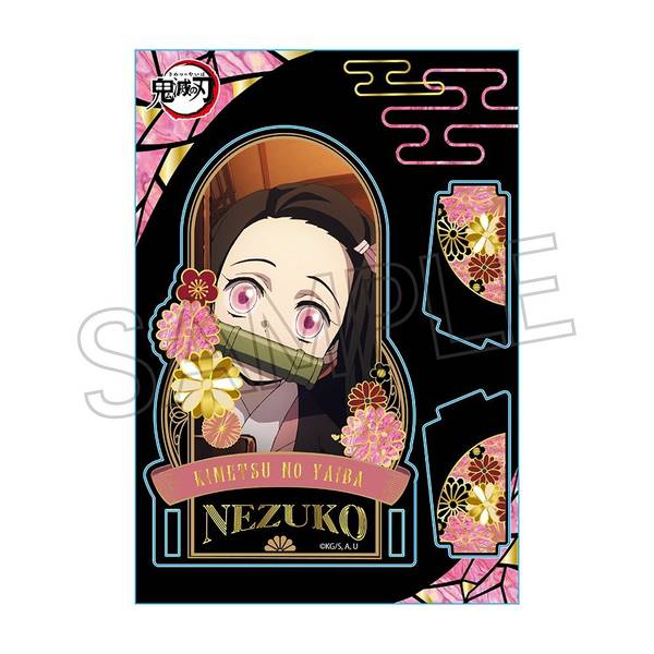 鬼滅の刃　絵巻カフェ　缶バッジ　禰豆子　9個セット　新品未開封 バッジ・ピンズ 竈門禰豆子(箱) 「鬼滅の刃 キャラクター絵巻