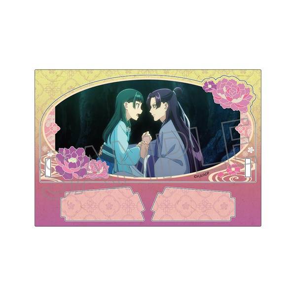 【8月予約】薬屋のひとりごと 斜めに飾れるアクリルスタンドVol.2 猫猫&壬氏B(紫) キャラグッズ 4571653542903