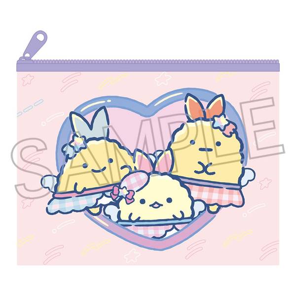 【8月予約】すみっコぐらし ミニすみっコぐらし ビニールポーチ しっぽず(ピンク) キャラグッズ 4571653543191