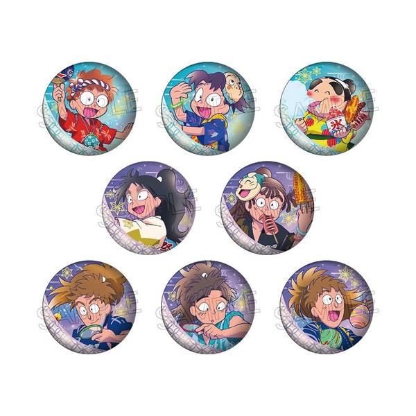 【8月予約】忍たま乱太郎 缶バッジ-夏祭りの段- 8個入BOX キャラグッズ 4571653543542