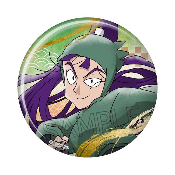 【8月予約】忍たま乱太郎 箔押し缶バッジ 立花仙蔵 キャラグッズ 4571653543825